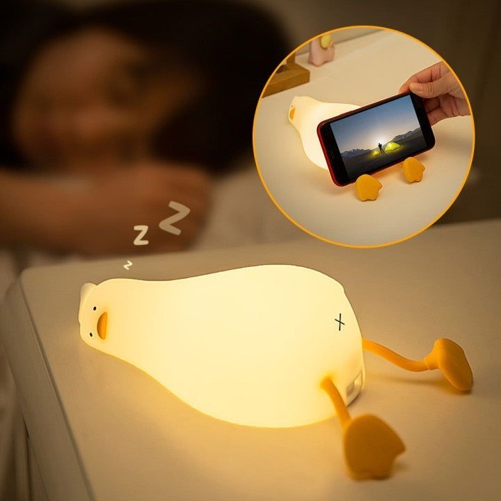 بطة سلكون مصباح 💡