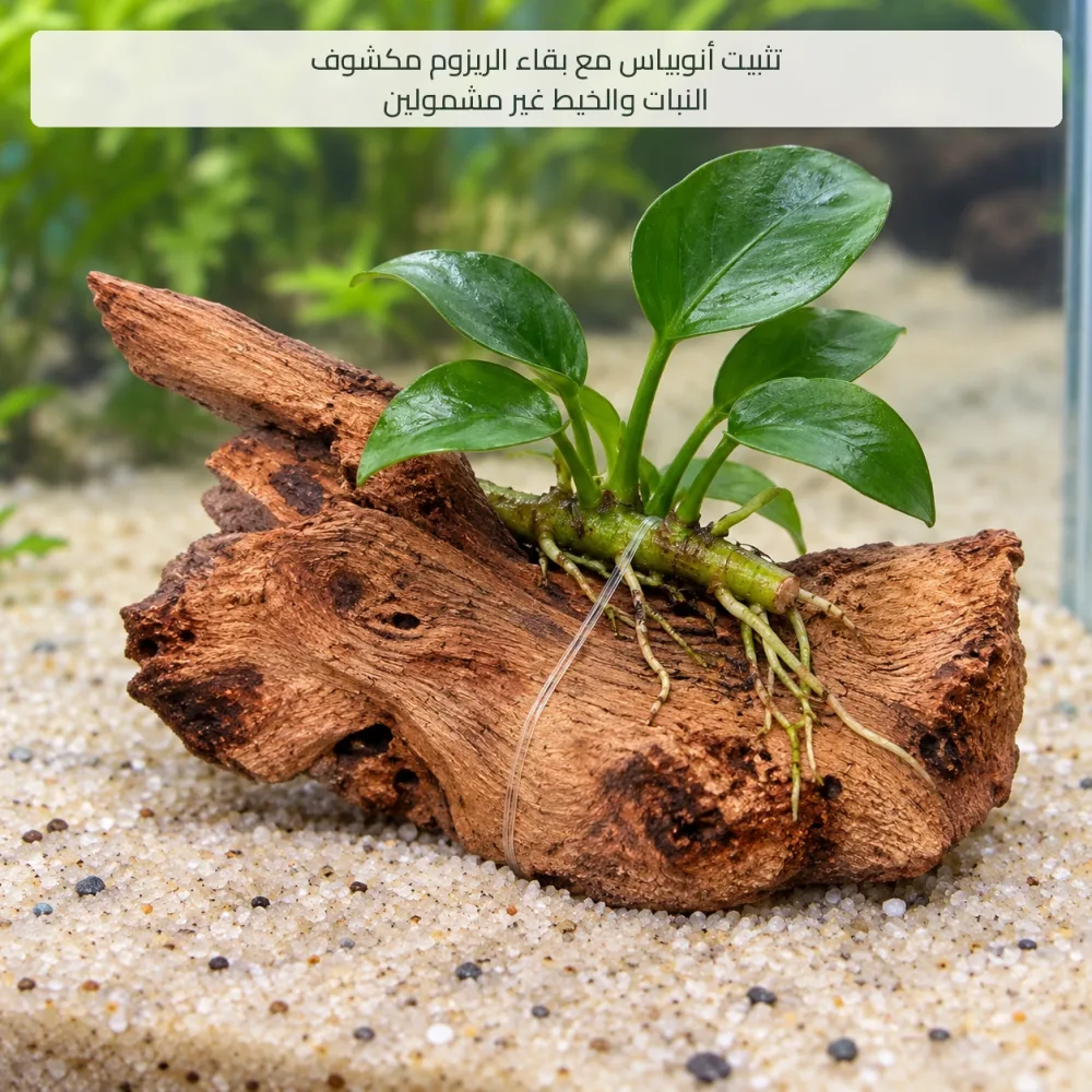 خشب طبيعي مصقول للأكواسكيب | 13 إلى 30 سم — صورة 3