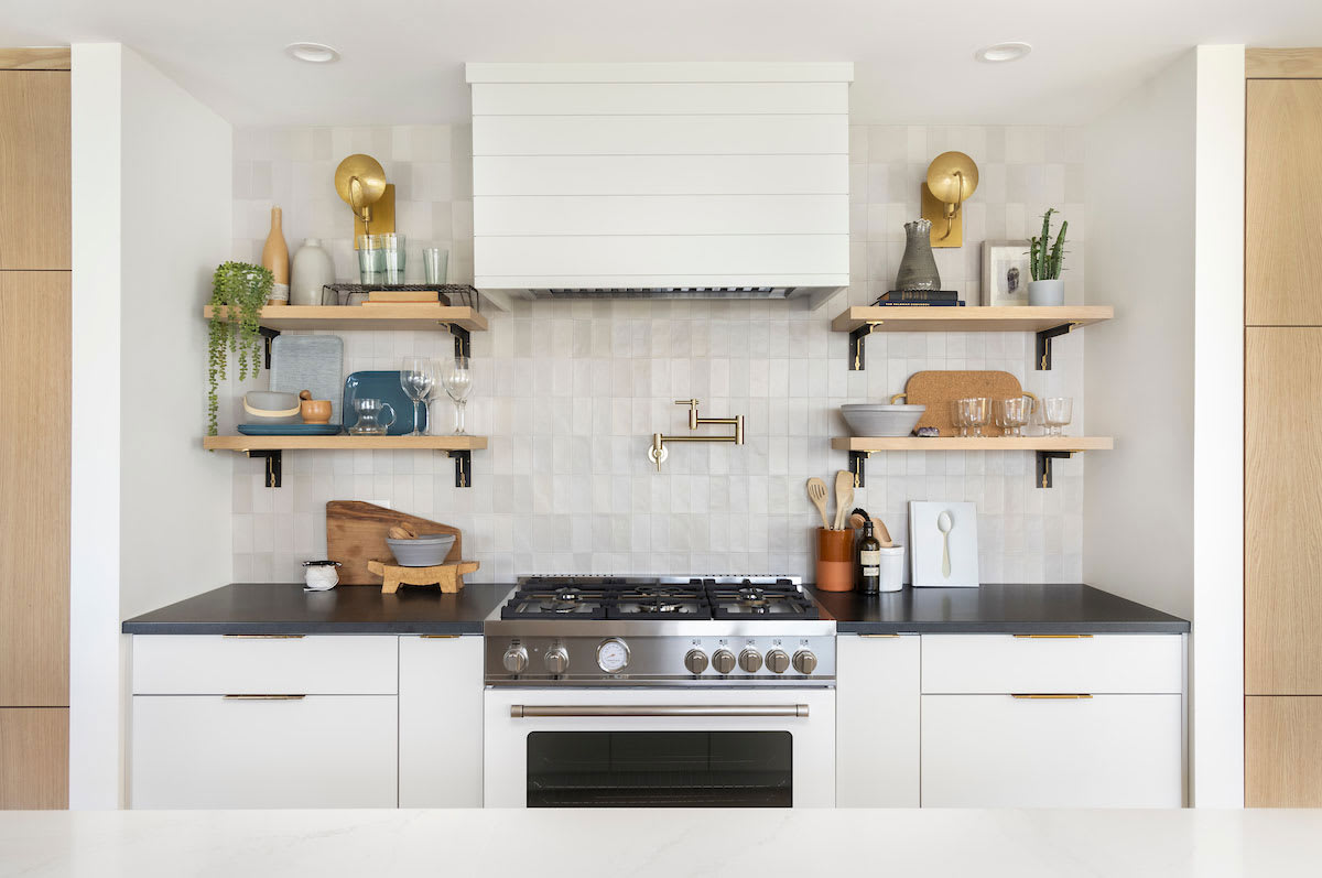 Updated kitchen remodel that is bright and open.
