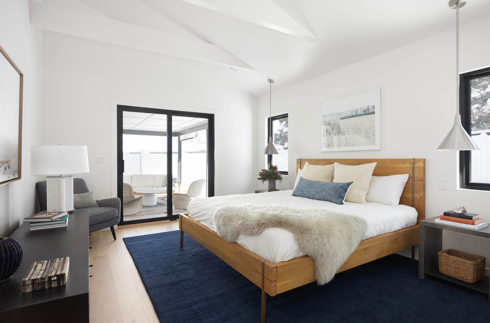 Midcentury master bedroom remodel