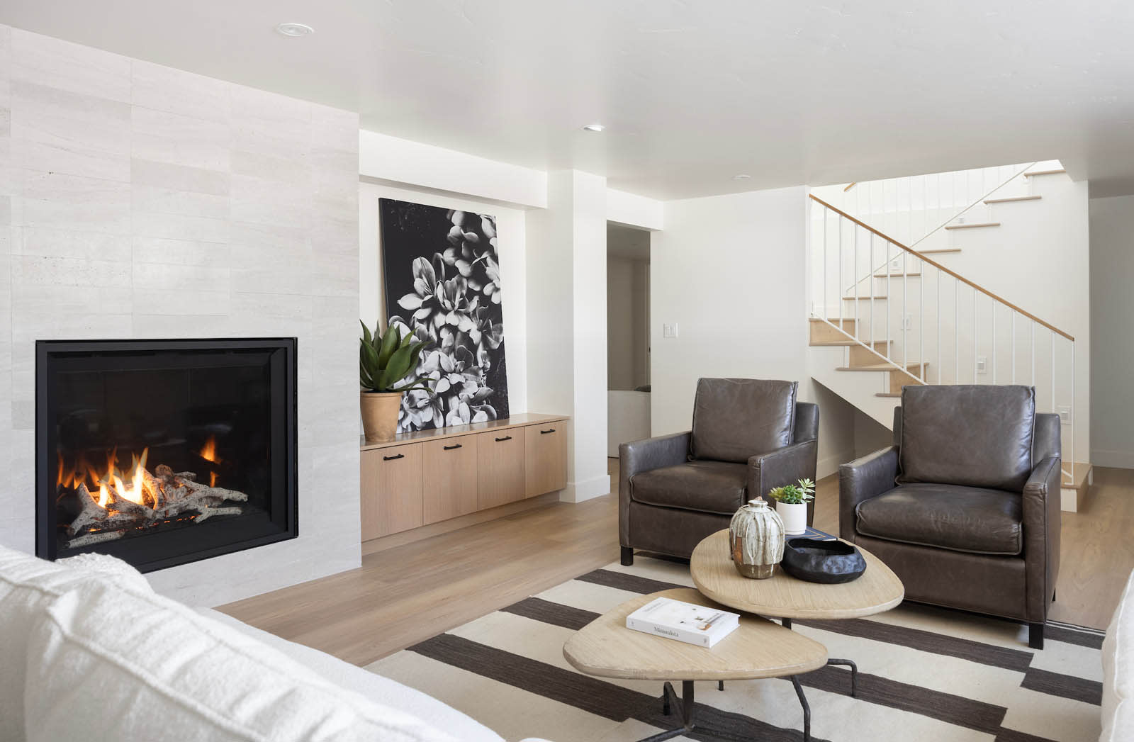 Midcentury living room remodel