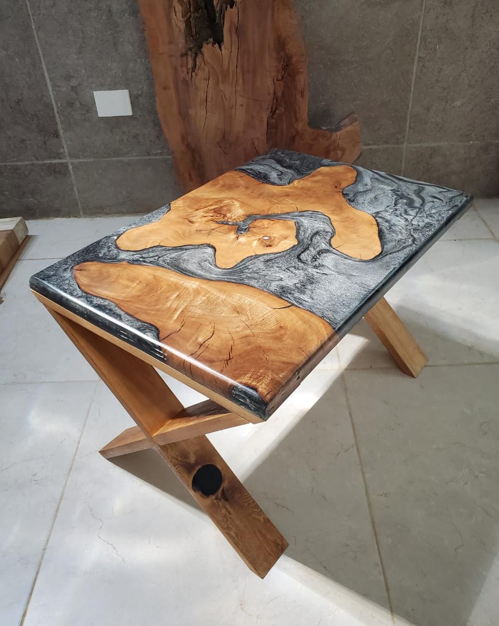 Wood Epoxy Table