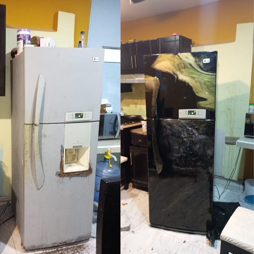 Fridge Before and After