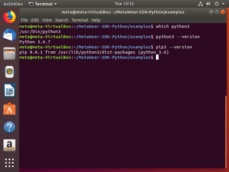 python script to open terminal and run command linux