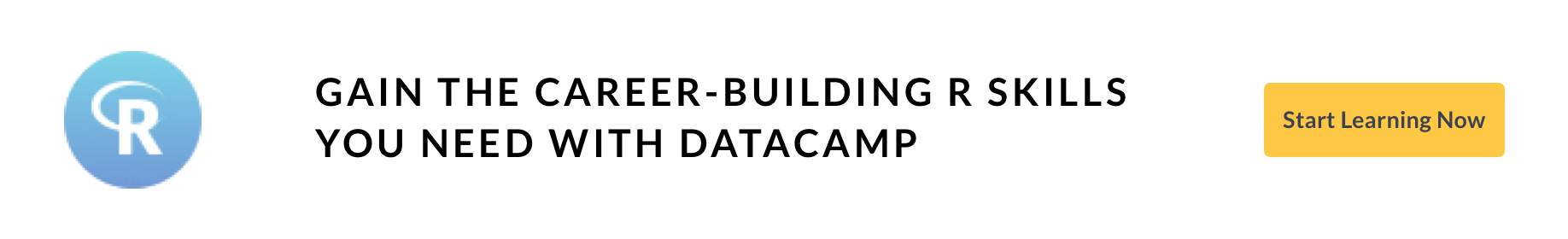 career building r skills with datacamp banner