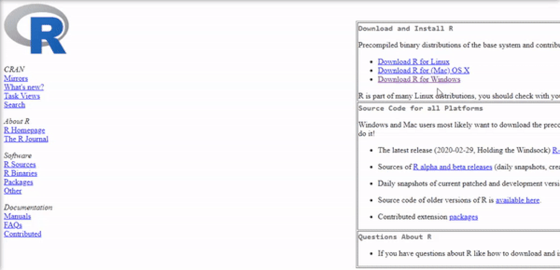 Tutorial How To Install R On Windows Mac Os X And Ubuntu Datacamp