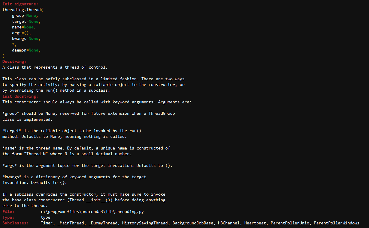 Python threading