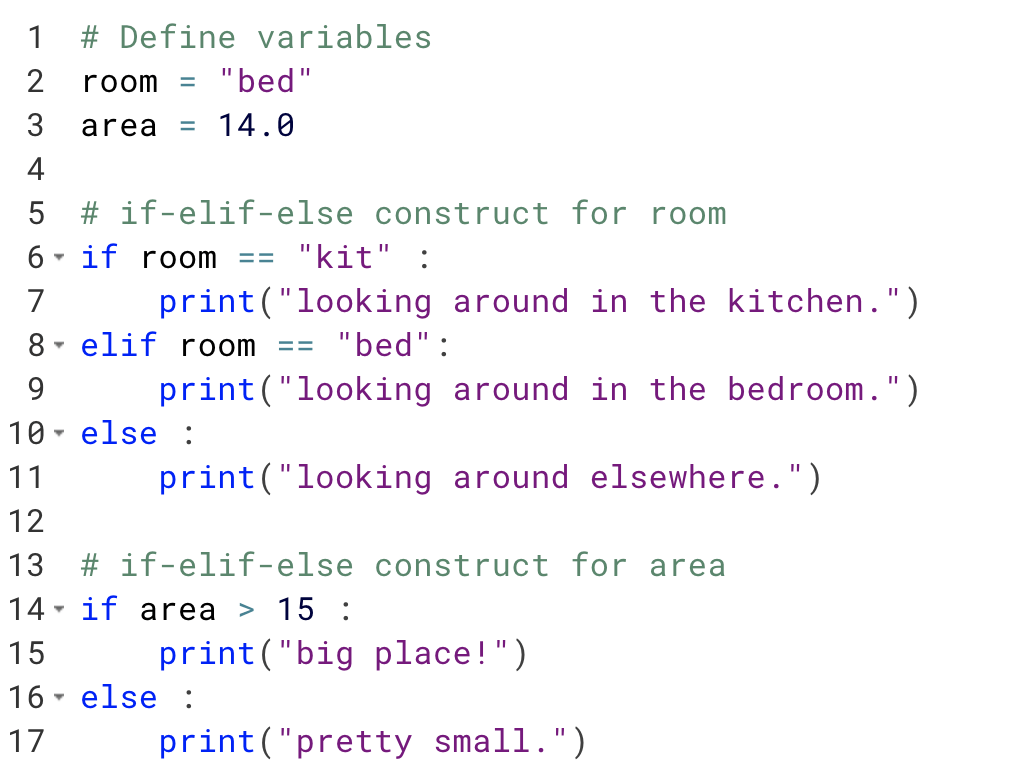 Ifelifelse In Python Tutorial Datacamp 9089