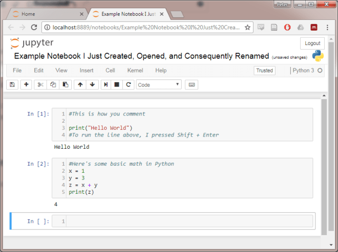 Launching Jupyter Notebook