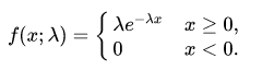 Exponential Distribution Function