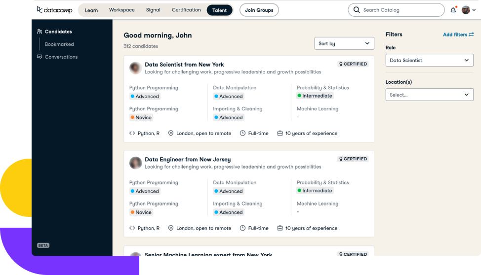 illustration for All profiles are anonymized until there is a mutual match from both you and the potential employers.