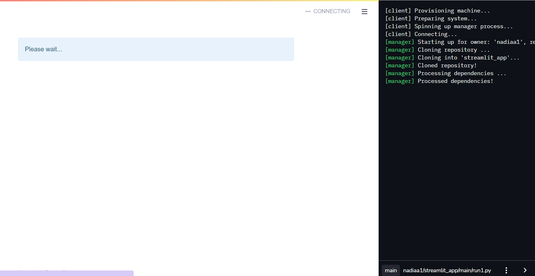 How to deploy a Streamlit app 10