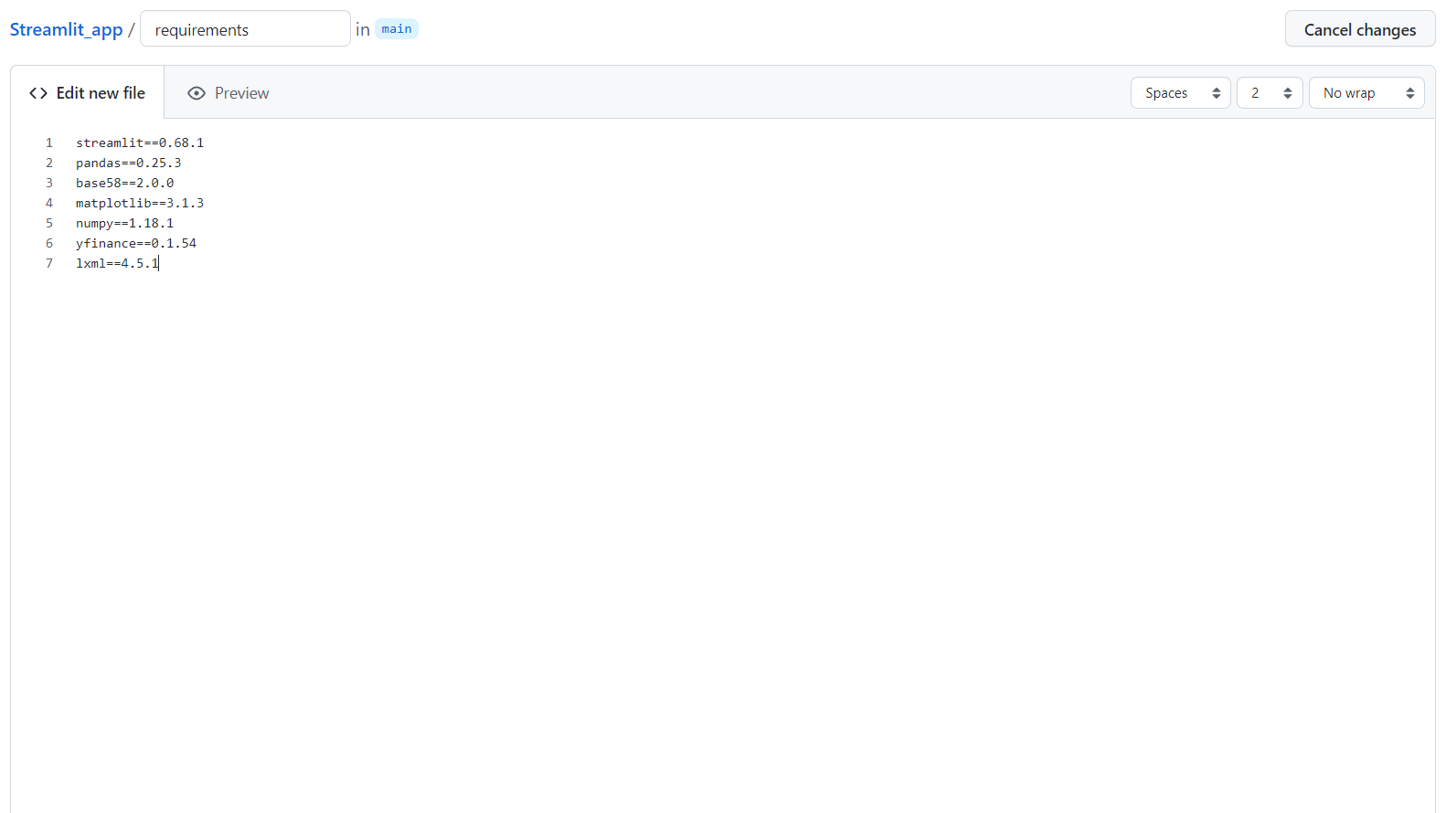 How to deploy a Streamlit app 7
