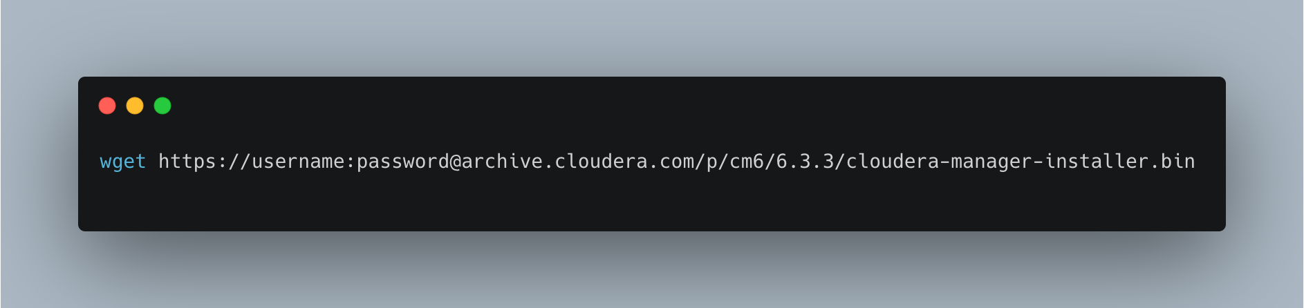 Cloudera Manager 6.3.3