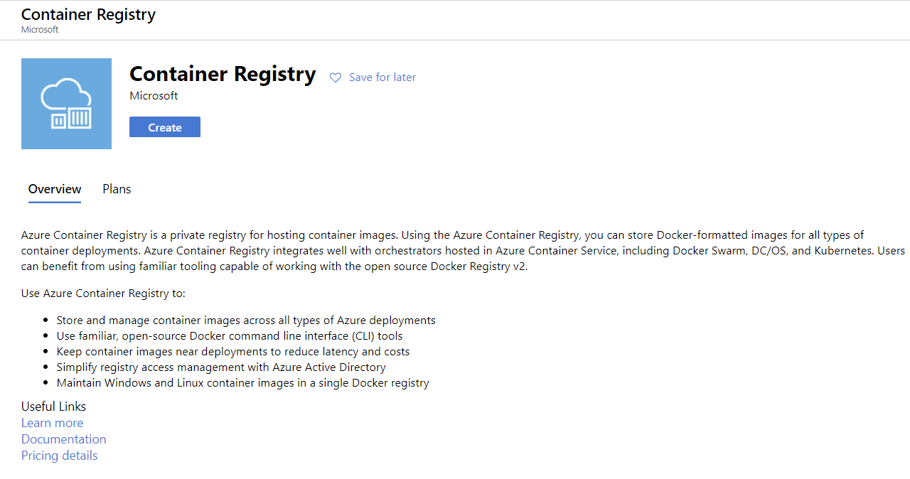 Azure Container Registry