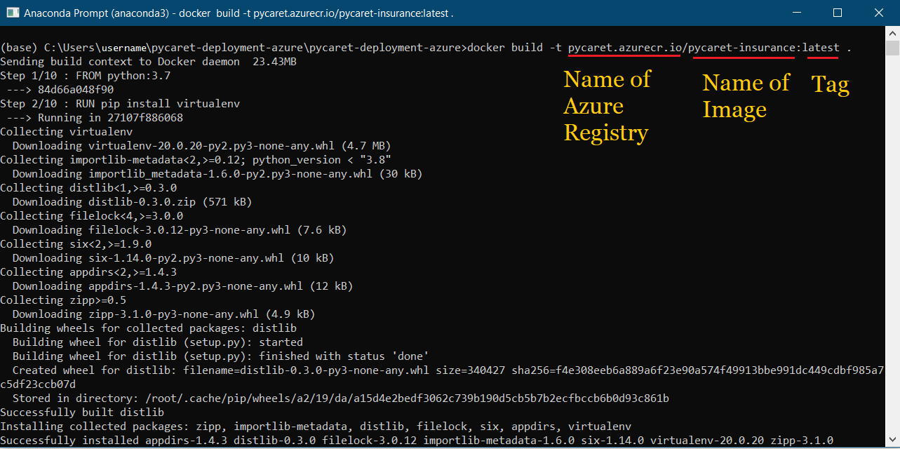build a Docker image