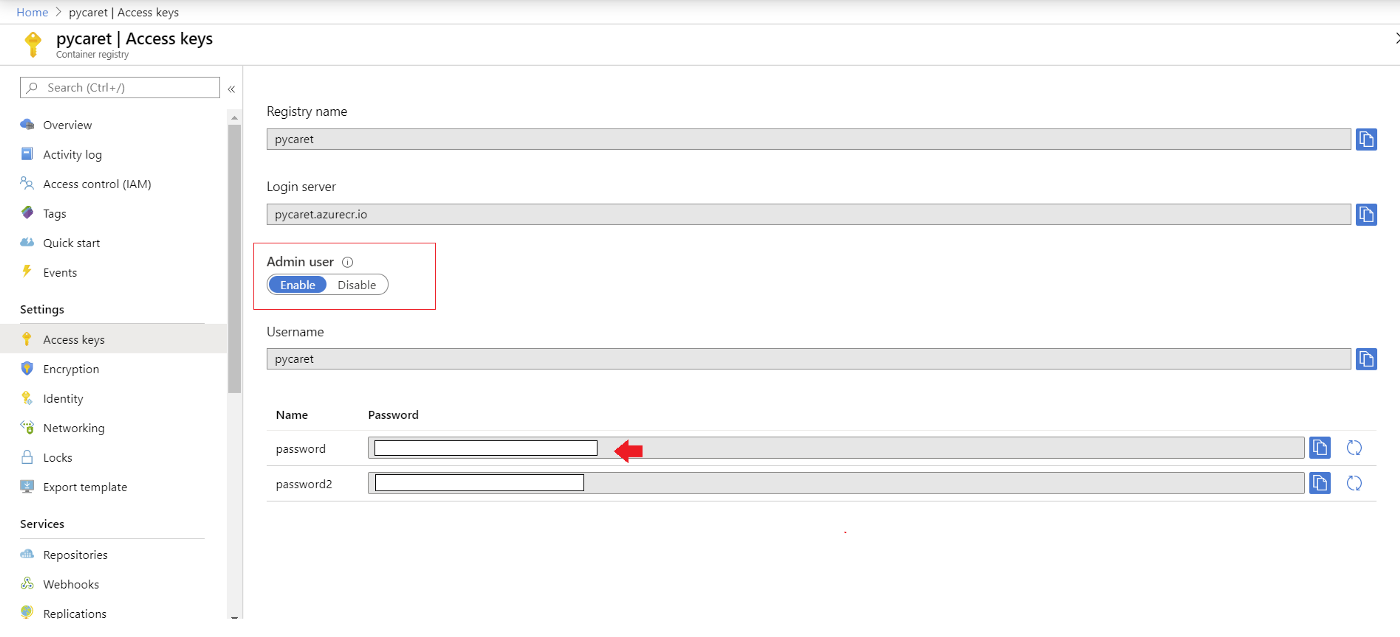 Azure Container Registry resource