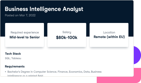 illustration for We know that data science roles can mean different things to recruiters. We get to the point with our job descriptions, so you know exactly what to expect.
