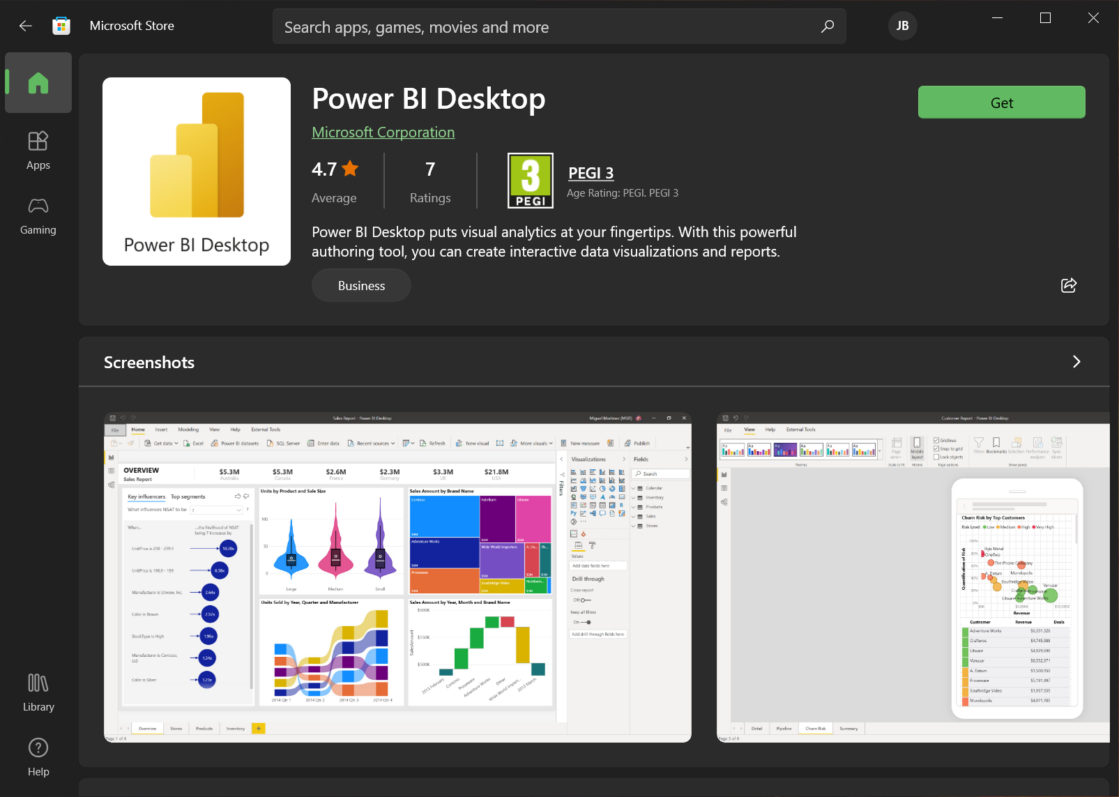 Power bi desktop