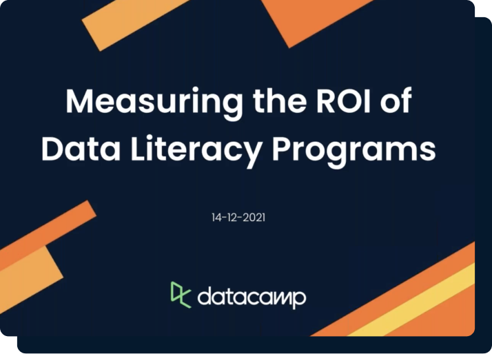 Measuring the ROI of Data Literacy Programs