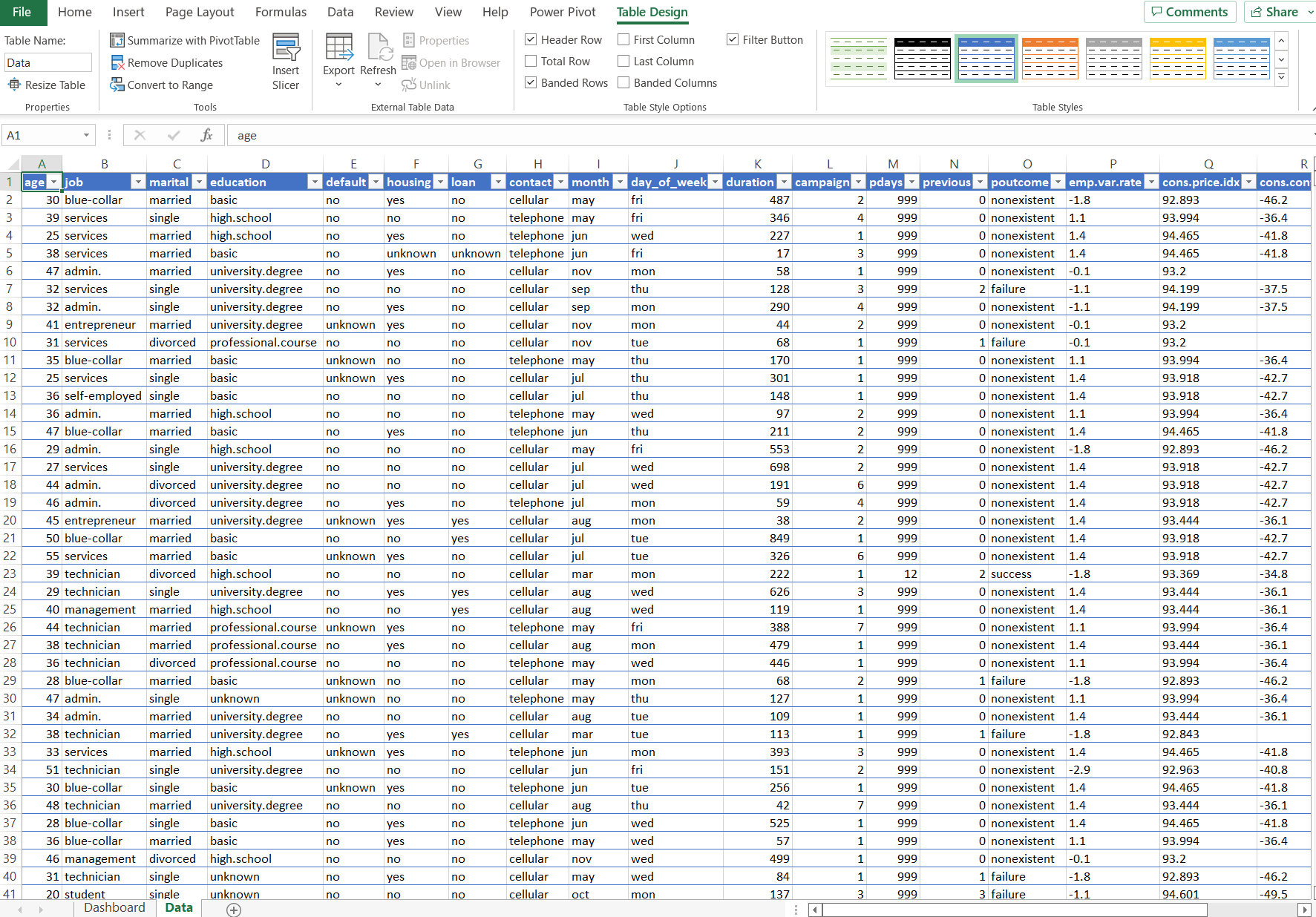 Excel Spreadsheet Import