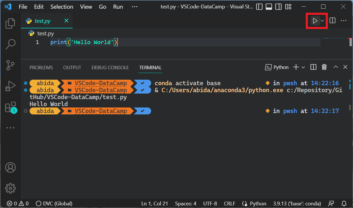 Setting Up VSCode For Python: A Complete Guide | DataCamp