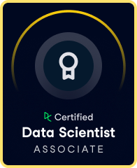 BONGANI NCUBE's Data Scientist Associate certificate