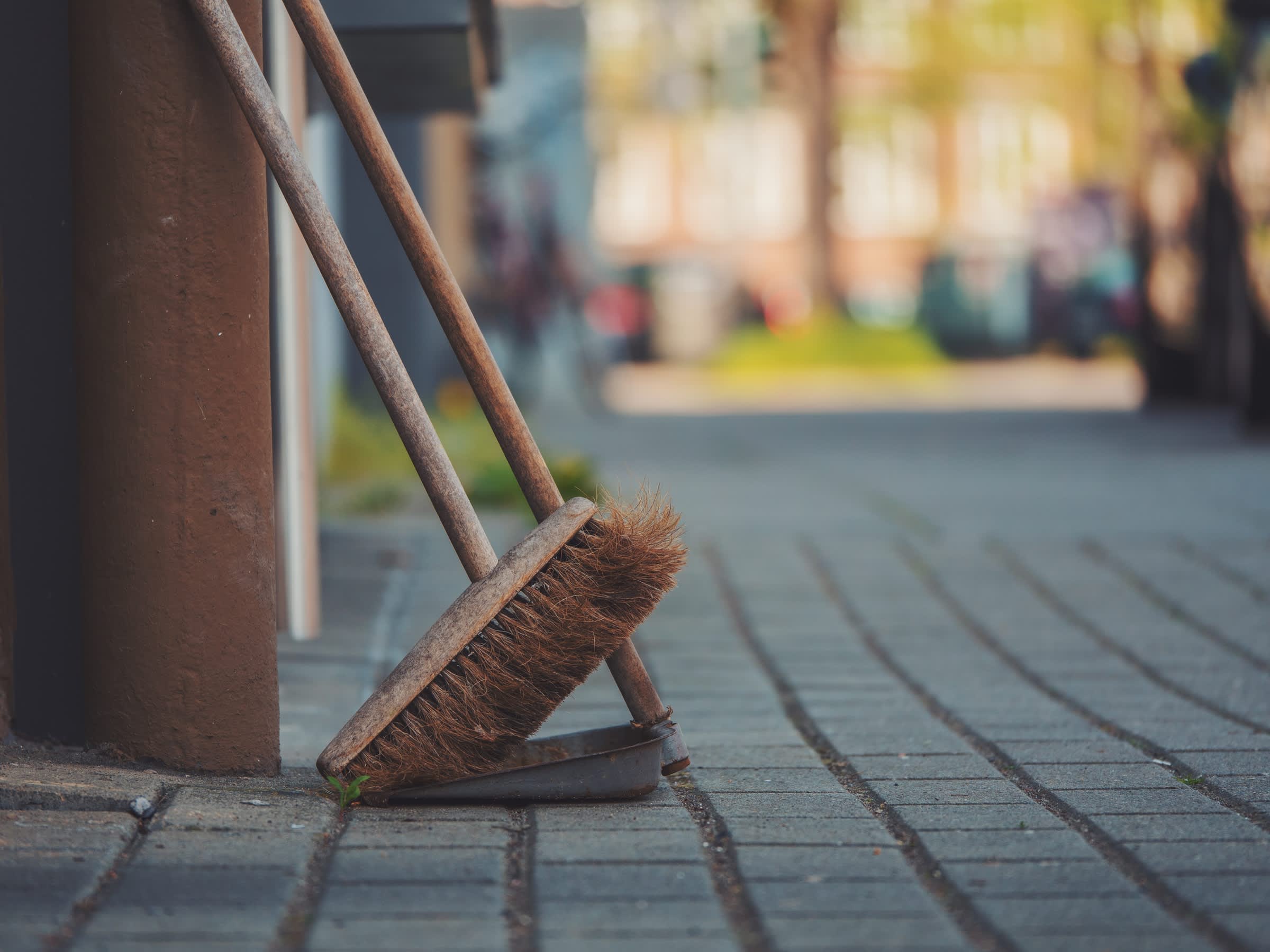 Broom and Dust Pan by Daniel von Appen