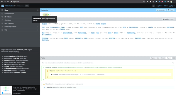 RegExr Website