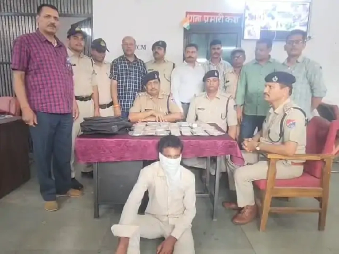 ट्रेन में सफर के दौरान 10 लाख रुपयों का बैग चोरी: जीआरपी ने शिवपुरी के शातिर आरोपी को दबोचा, भारी मात्रा में नगदी बरामद