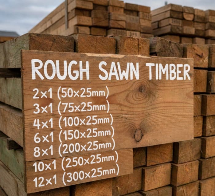 H3 rough-sawn timber in Fiji