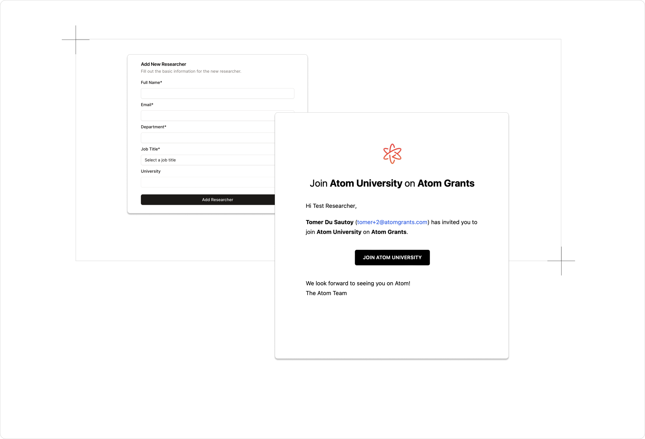 Sign up flow image