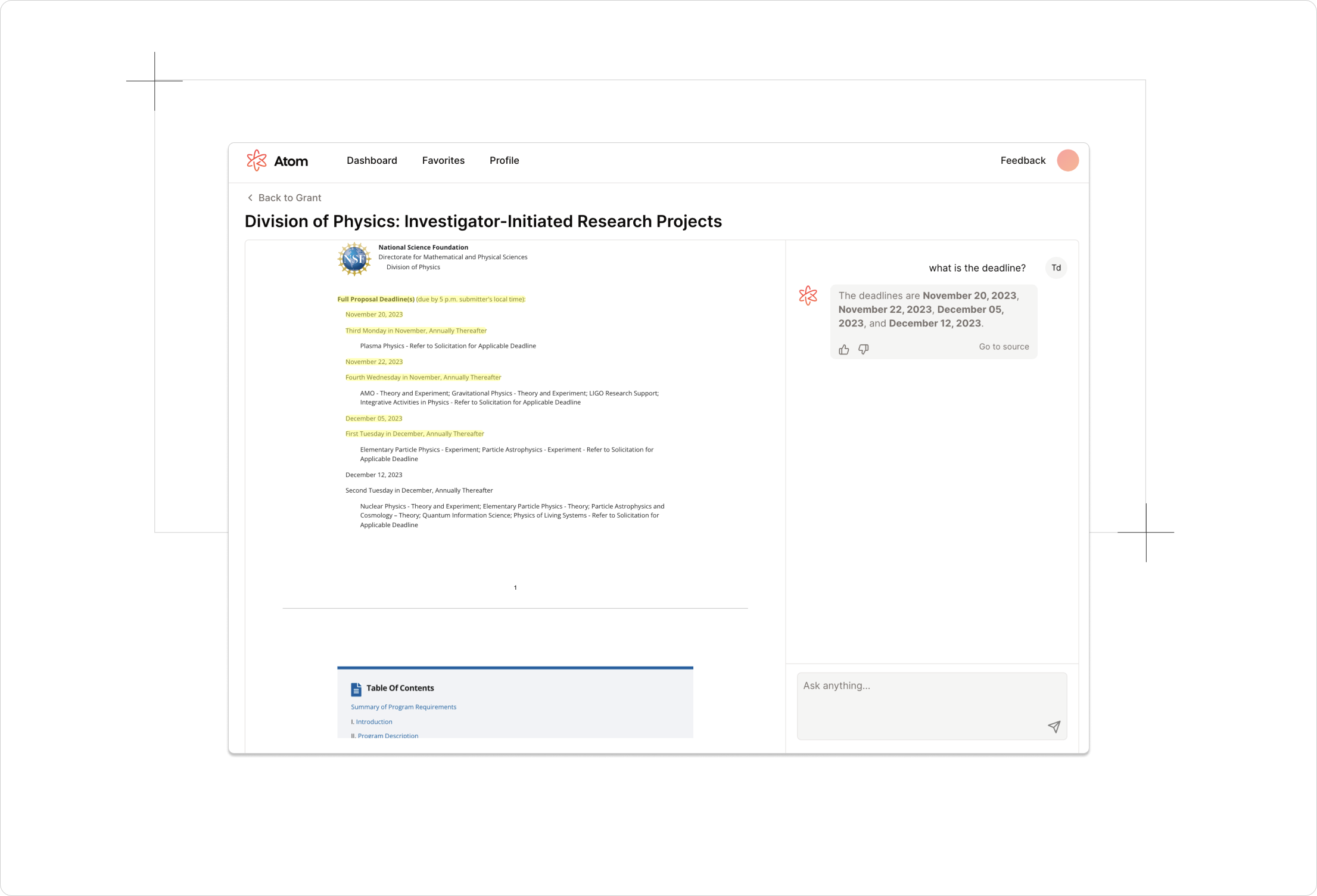 RFP Navigator Update