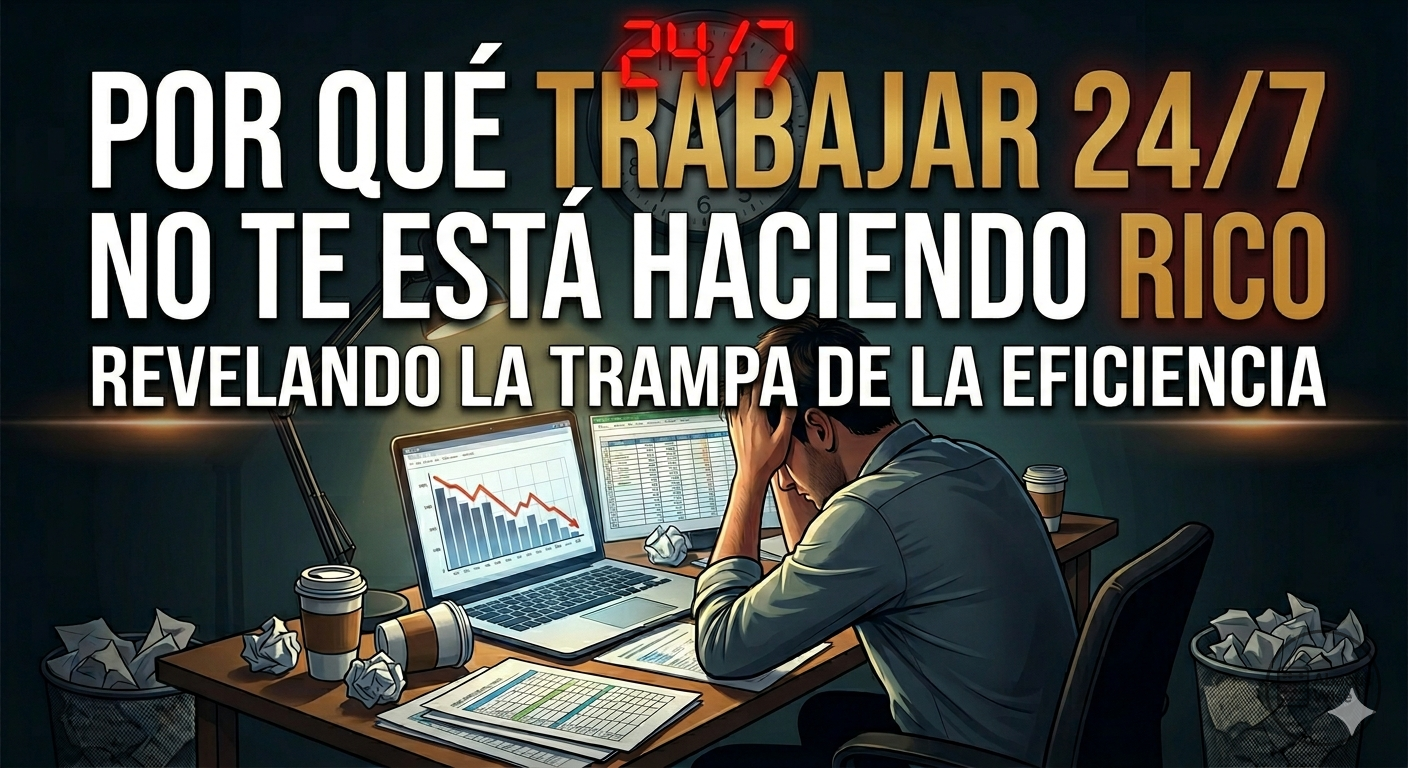 Por qué trabajar 24/7 no te está haciendo rico: 12 trampas mentales que debes evitar