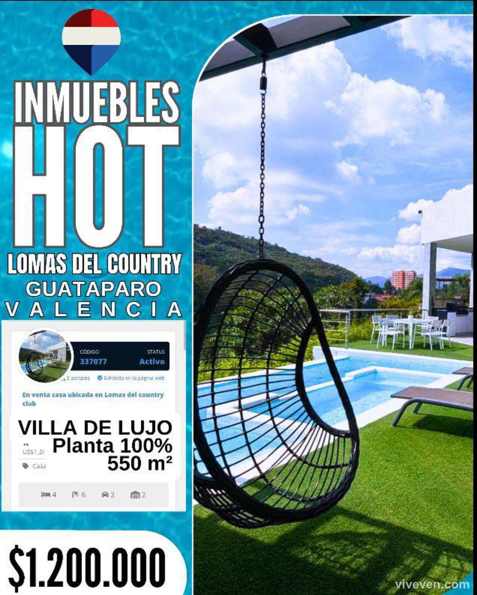 Casa en Venta — Lomas del country guataparo - foto 1