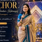 Shraddha Divekar Wedding Anchor / Stage Host / Show Host / Event Anchor / Corporate Anchor / Emcee artist profile photo on Kalamanch.art