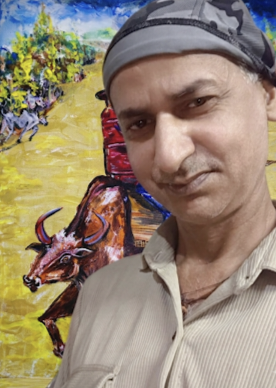 KUMAR Nisheeth Pandey Acrylic Painting / Charcoal Sketch / Mural Art / Oil Painting / Pencil Sketch / Portrait Art / Sketch Art / Wall Art / Watercolor Painting artist profile photo on Kalamanch.art