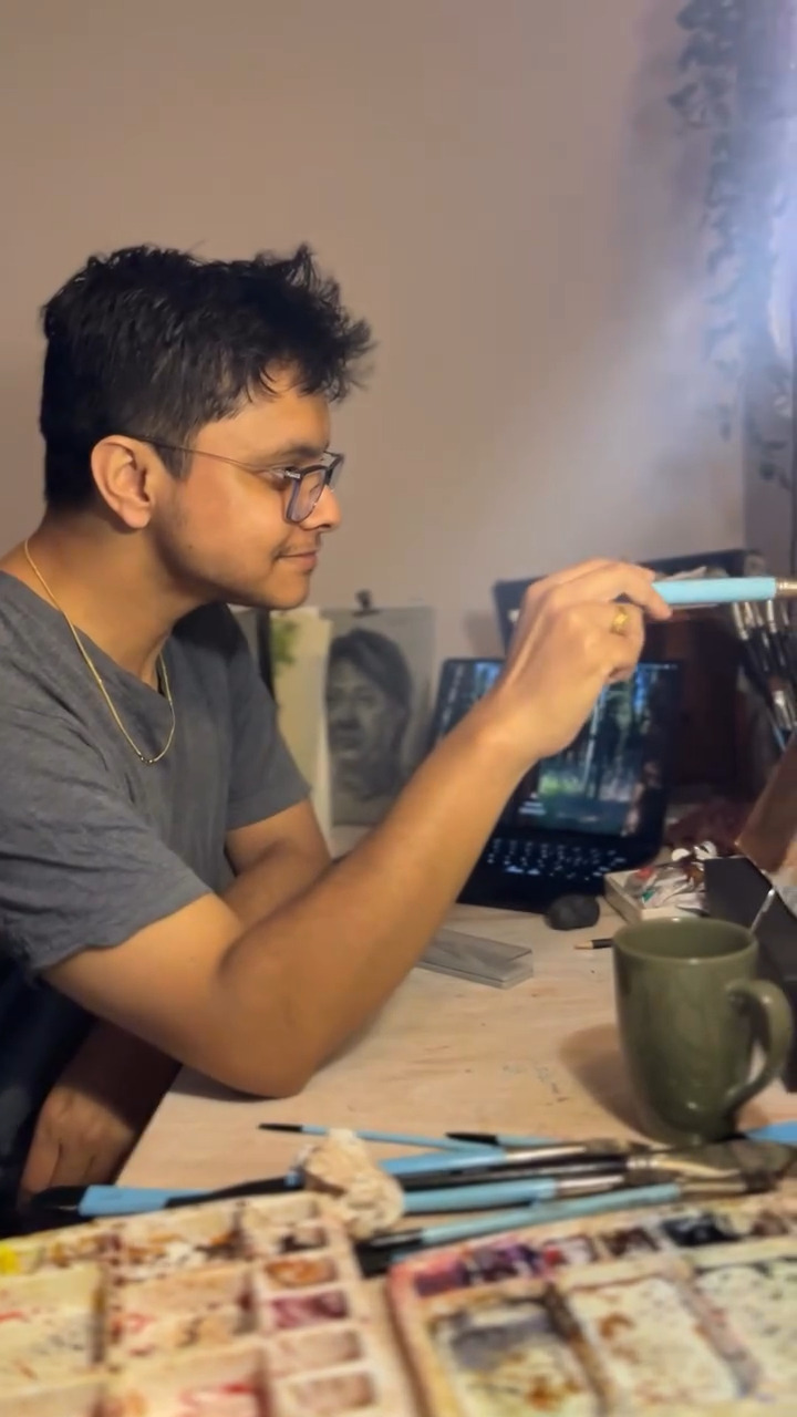 Himadri Banga Sketch | Watercolor Artist profile photo on Kalamanch.art