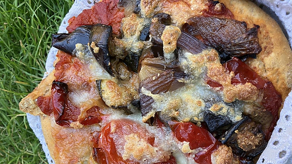 Scone Based Picnic Pizza