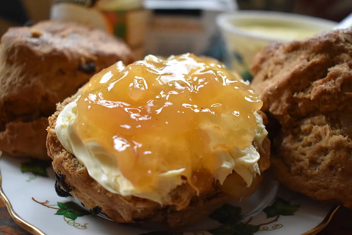 Sweet and Spicy Gingerbread Scones