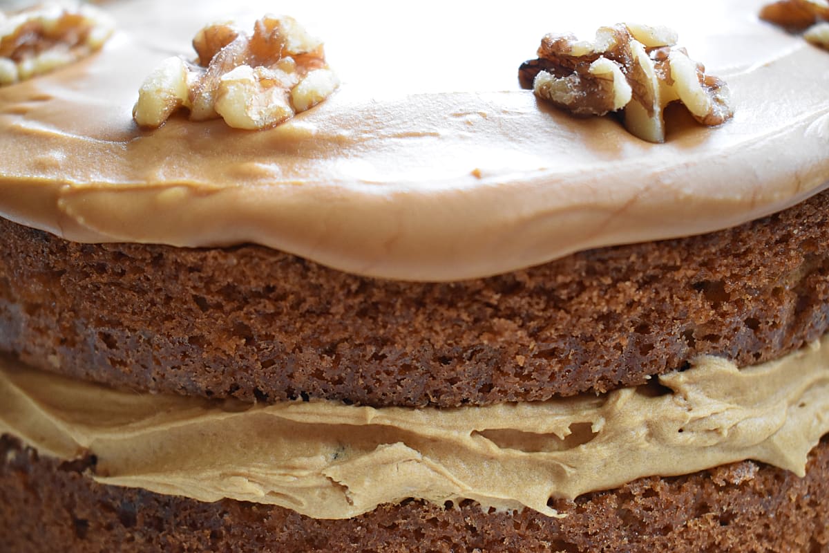 Coffee and Walnut Cake