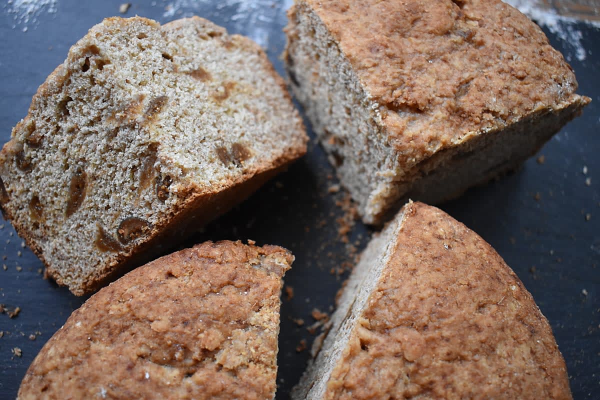 Fig and Honey Spelt Soda Bread