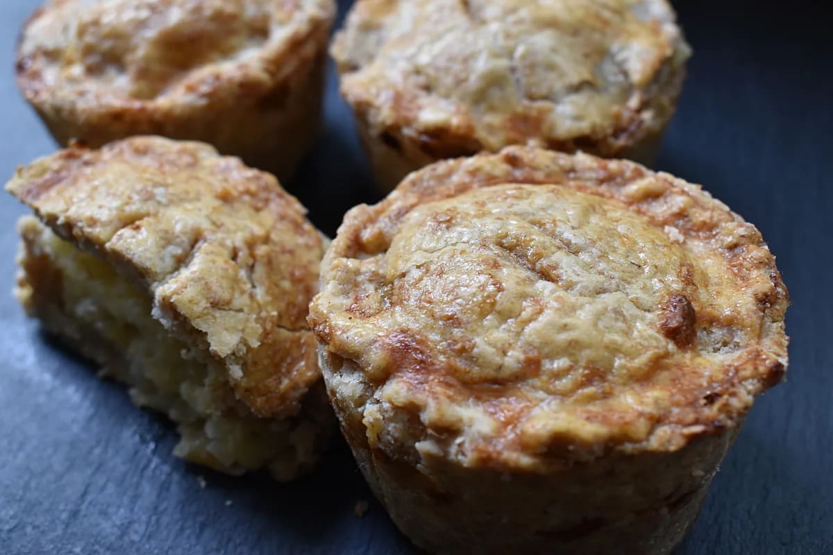 Cheese and Onion Pies