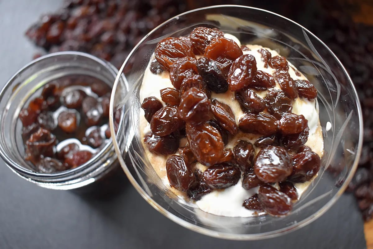 Raisins Soaked in Pedro Ximénez Sherry