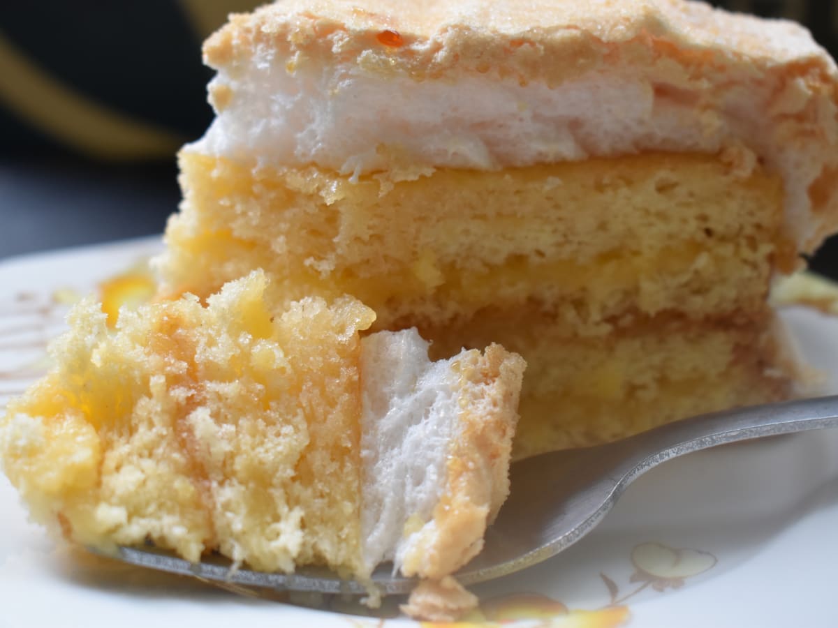 Lemon Meringue Cake (Inspired by Eliza Acton)