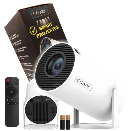 Ревю на преносим смарт проектор GALAXIA с Android 12 и WiFi 6