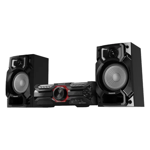 Близък план на контролния панел на Panasonic SC-AKX320E-K