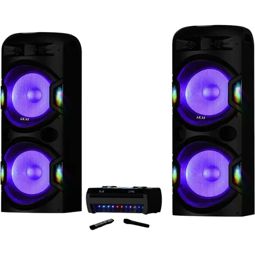 Ревю на аудио система Akai Dual Speaker System Y5