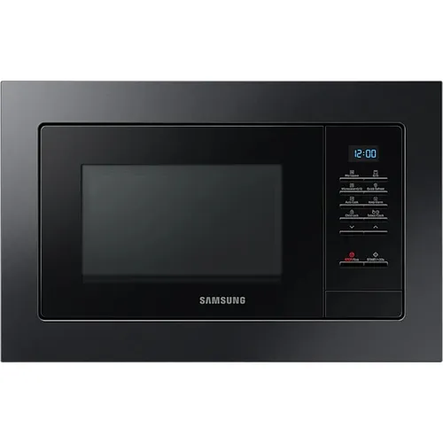 Микровълнова фурна за вграждане Samsung MG23A7013CA/OL, 23 л, Grill, 800W, Функция Grill Fry, Inox/Черен