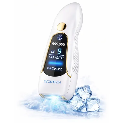 Ревю на IPL епилатор EVONTECH с Ice-Cooling технология и 999,999 импулса